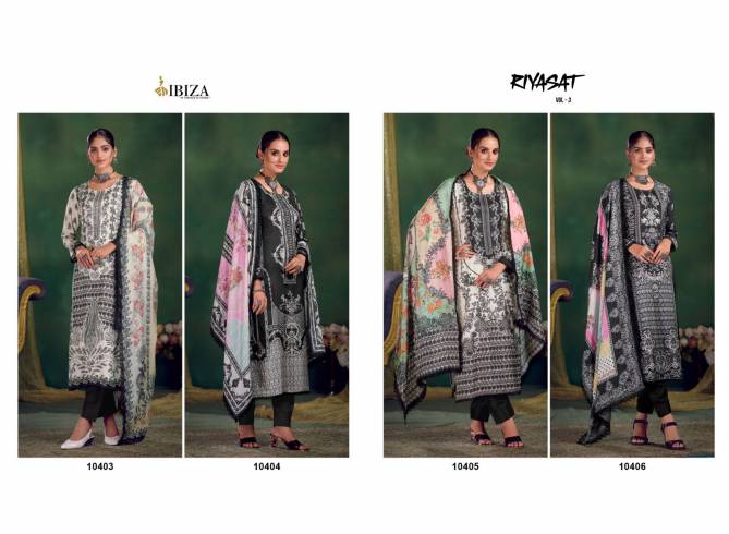 Ibiza Riyasat Vol 3 Designer Salwar Suits Catalog
